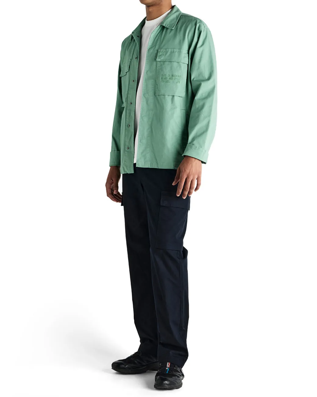 Tommy Poplin Surf Shirt - Shale Green