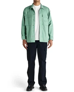 Tommy Poplin Surf Shirt - Shale Green