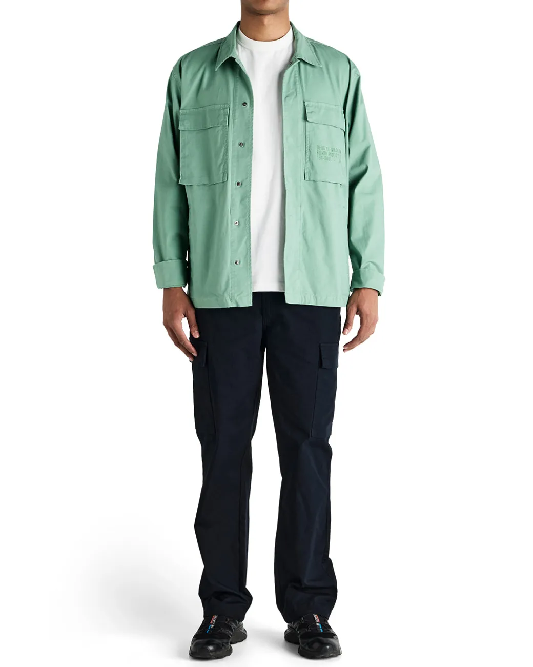 Tommy Poplin Surf Shirt - Shale Green