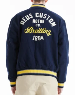 Torpedo Varsity Jacket - Navy