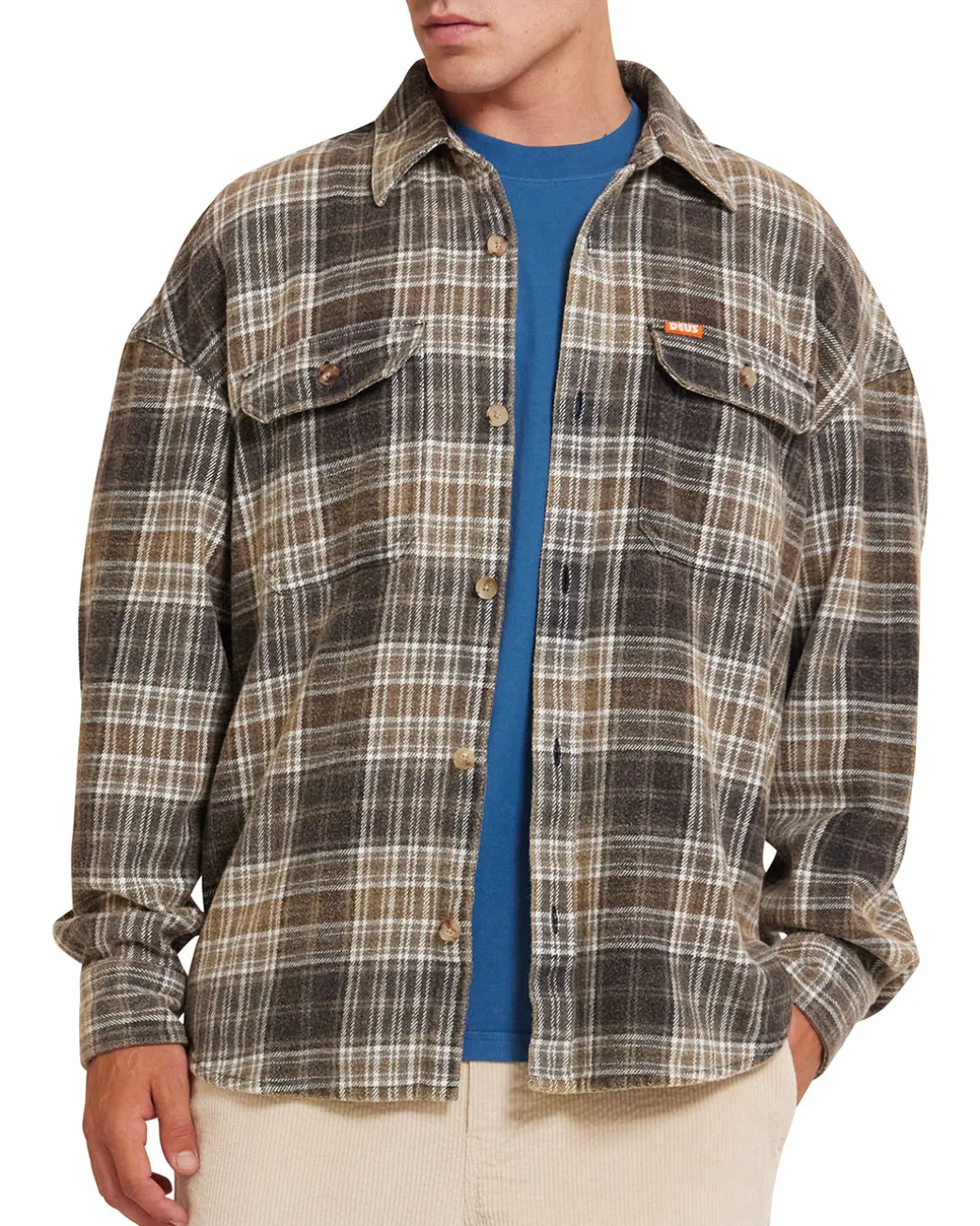 Vacay Check Shirt - Grey Check