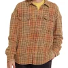Vacay Check Shirt - Orange Check