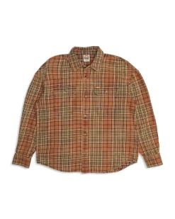 Vacay Check Shirt - Orange Check