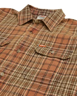 Vacay Check Shirt - Orange Check
