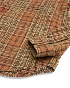 Vacay Check Shirt - Orange Check