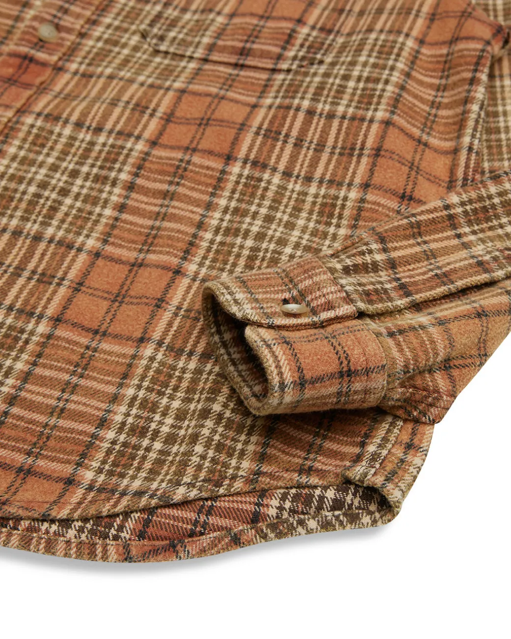 Vacay Check Shirt - Orange Check
