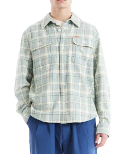 Vacay Check Shirt - Tendril Green