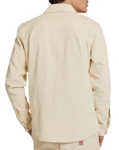 Vacay Cord Shirt - Dirty White