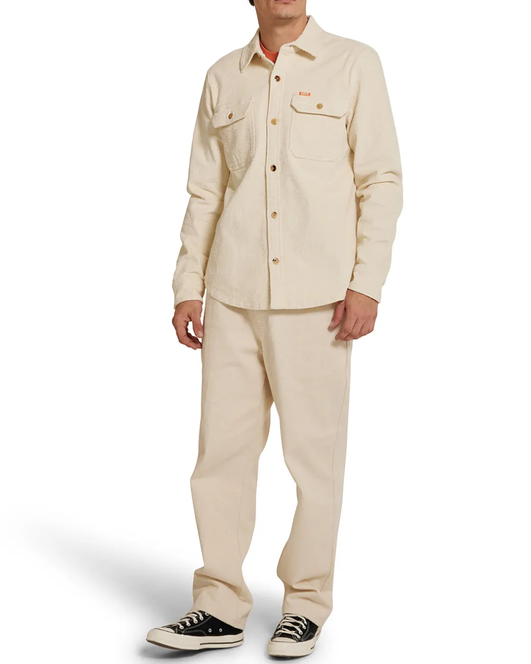 Vacay Cord Shirt - Dirty White