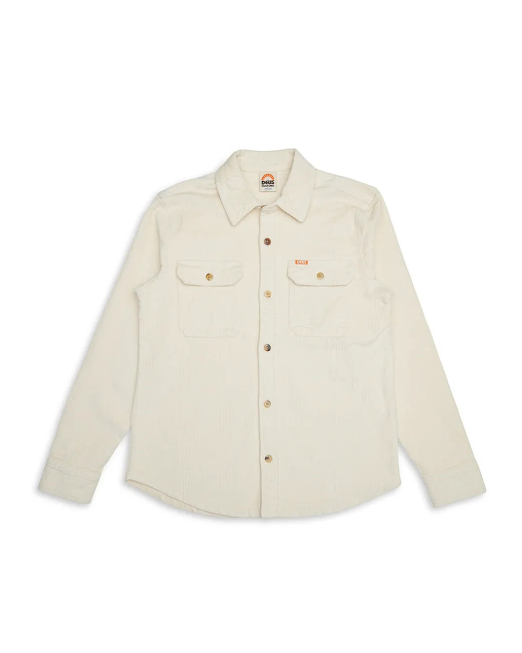 Vacay Cord Shirt - Dirty White