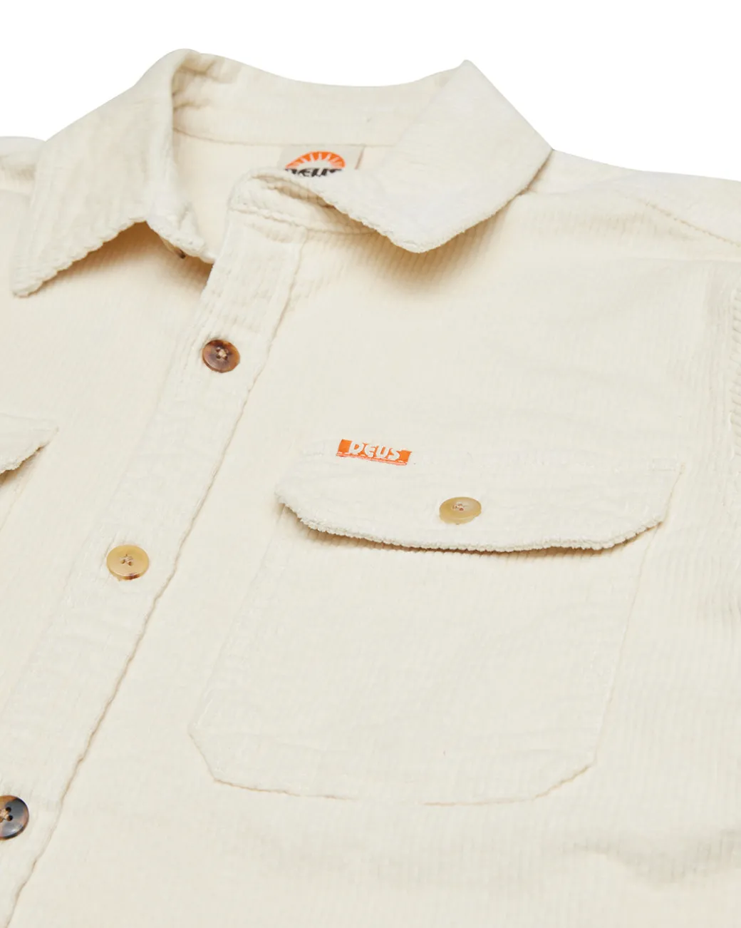Vacay Cord Shirt - Dirty White