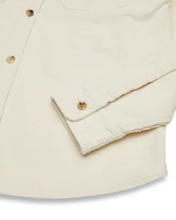 Vacay Cord Shirt - Dirty White