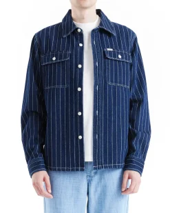 Vacay Stripe Denim Shirt - Indigo