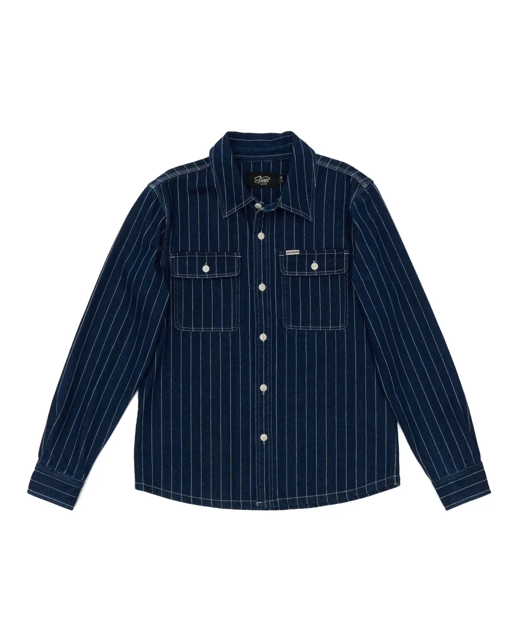 Vacay Stripe Denim Shirt - Indigo