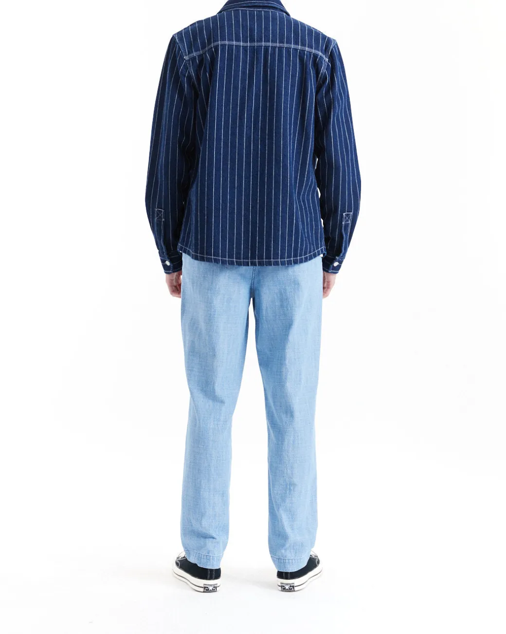 Vacay Stripe Denim Shirt - Indigo