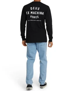 Venice Address Long Sleeve Tee - Black