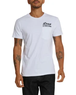 Venice Address Pocket Tee - White