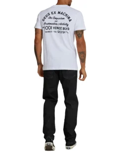 Venice Address Pocket Tee - White