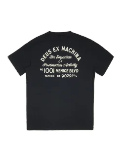 Venice Address Pocket Tee - Black