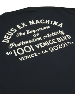 Venice Address Pocket Tee - Black