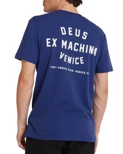 Venice Skull Tee - Mechanic Blue