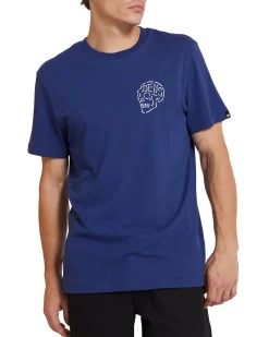 Venice Skull Tee - Mechanic Blue
