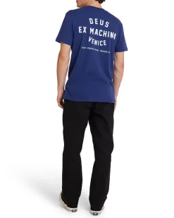 Venice Skull Tee - Mechanic Blue