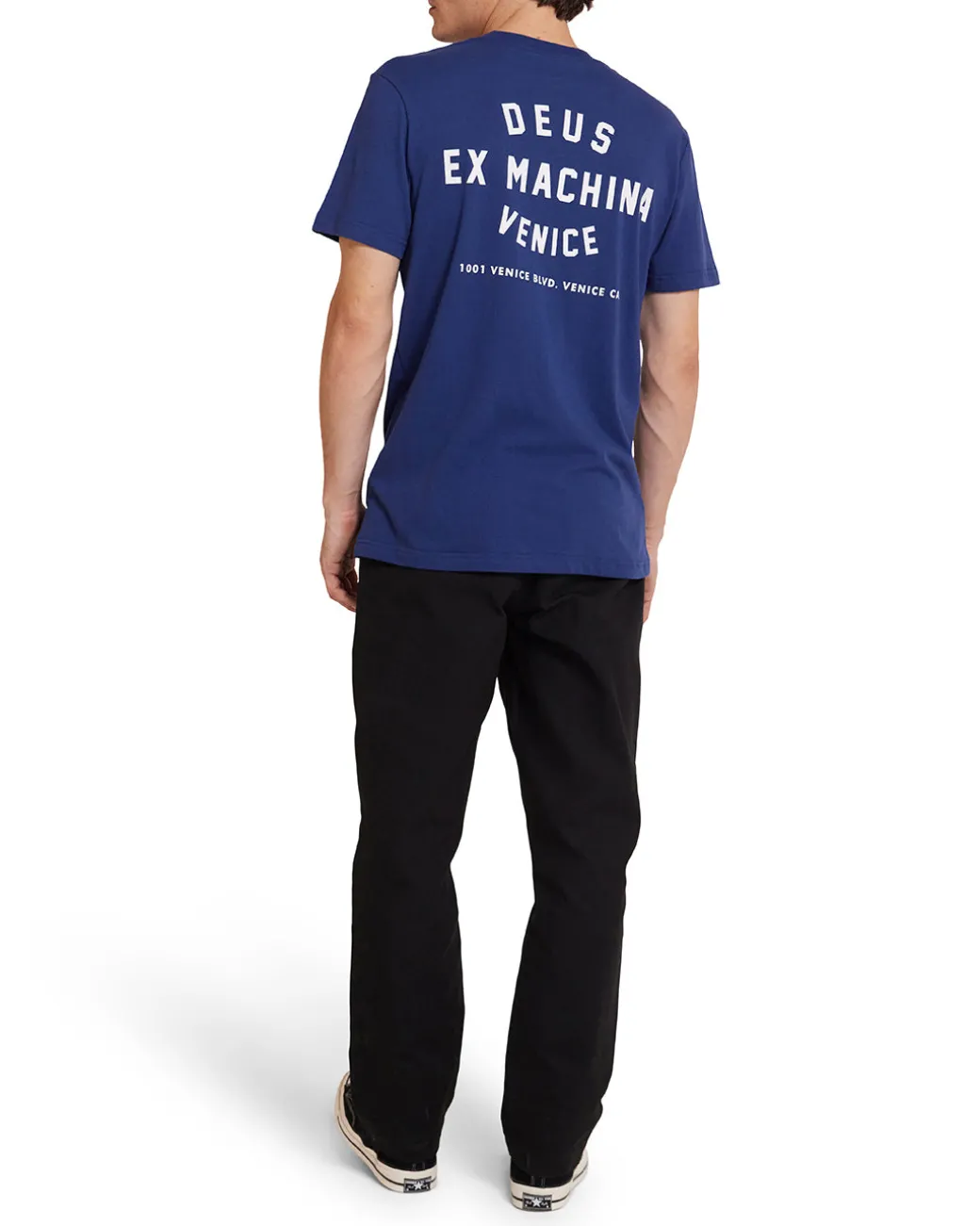 Venice Skull Tee - Mechanic Blue