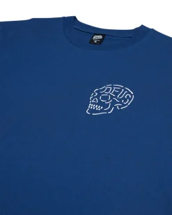 Venice Skull Tee - Mechanic Blue