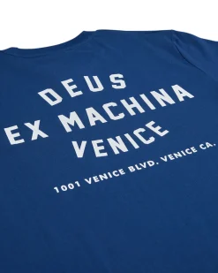 Venice Skull Tee - Mechanic Blue