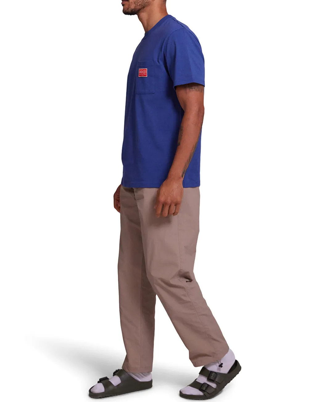 Venture Pocket Tee - Dusty Blue