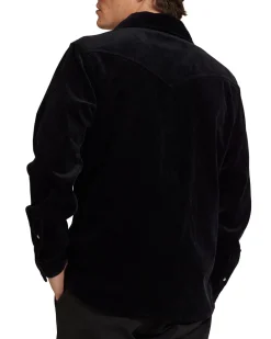 Western Cord Shirt - Black