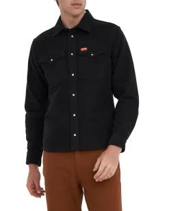 Western Moleskin Shirt - Black