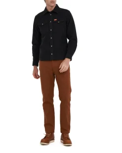 Western Moleskin Shirt - Black