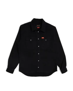 Western Moleskin Shirt - Black