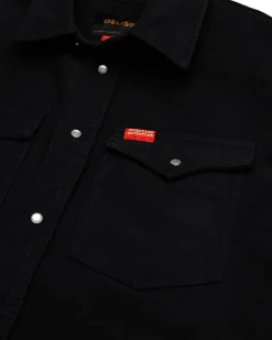 Western Moleskin Shirt - Black