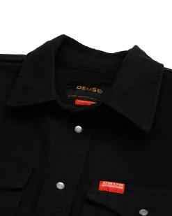Western Moleskin Shirt - Black