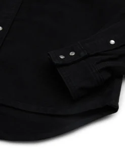 Western Moleskin Shirt - Black