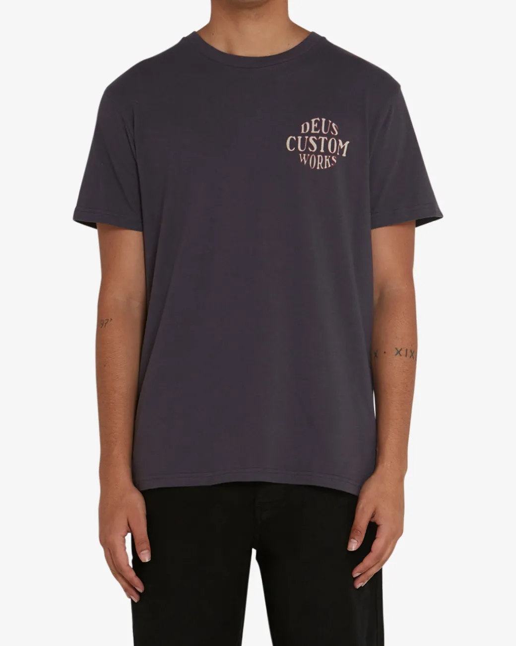 Works Tee (Regular Fit) - Shadow Black