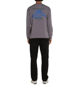 Yama Long Sleeve Tee - Lead Grey